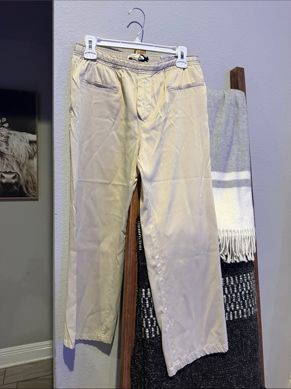 Women’s  Casual Khaki Pants - Elastic Waist